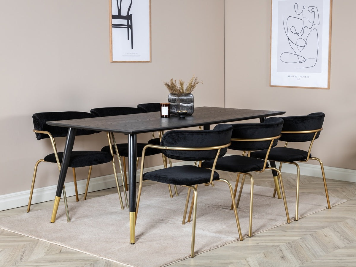 Conjunto de mesas y sillas para comedor 281165