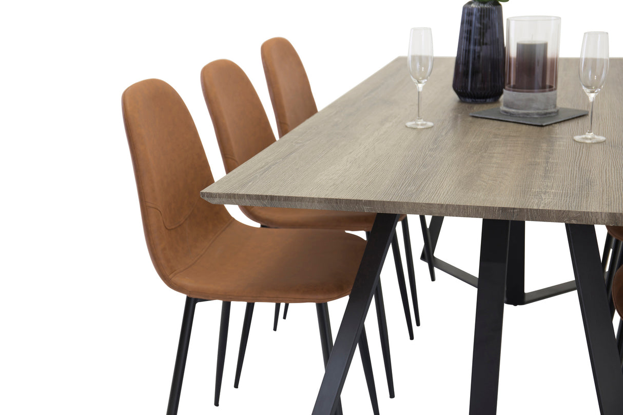 Conjunto de mesas y sillas para comedor 283902