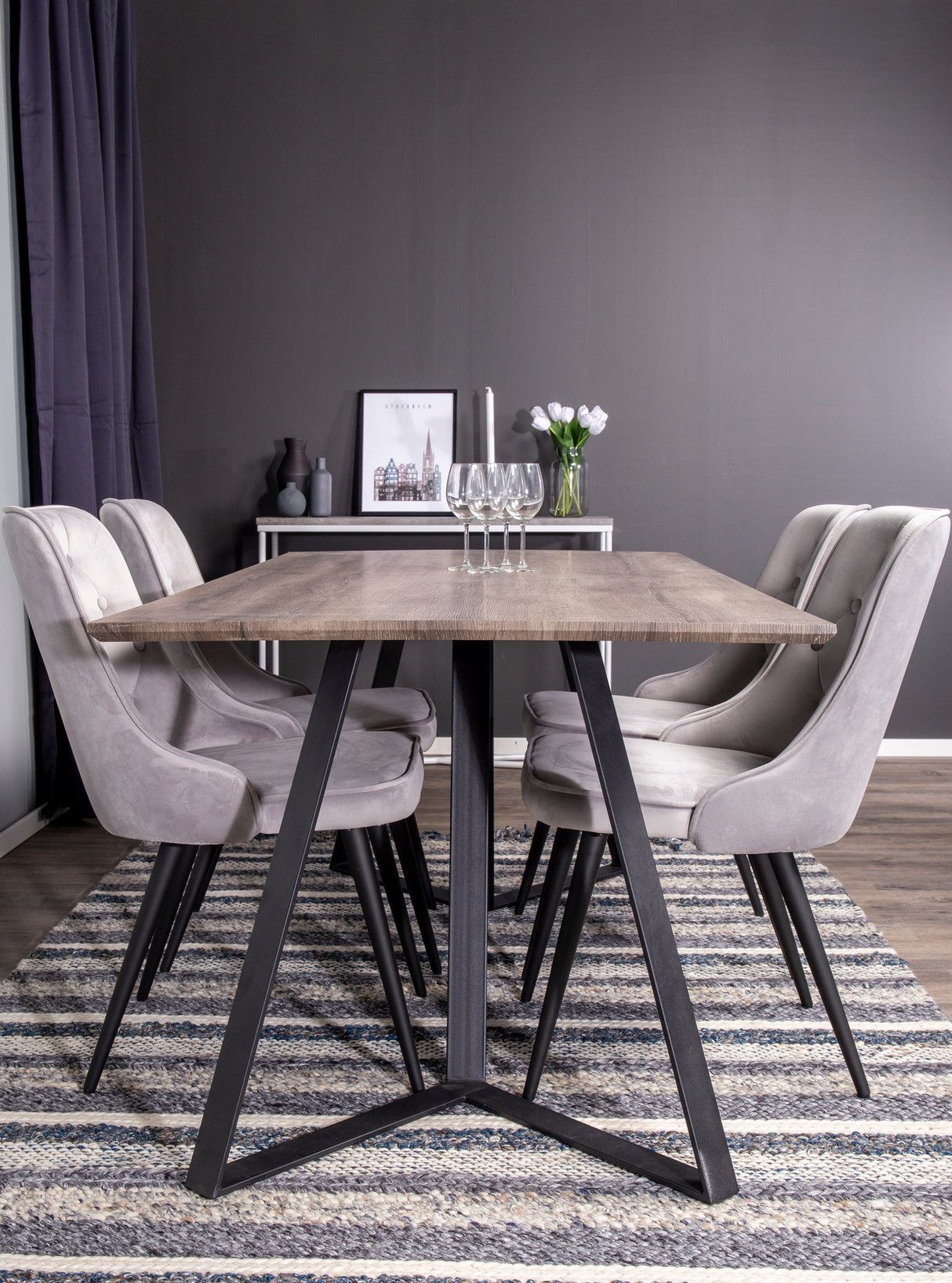 Conjunto de mesas y sillas para comedor 390835