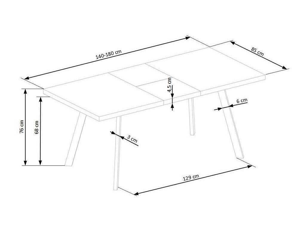Conjunto de mesas y sillas para comedor 206088