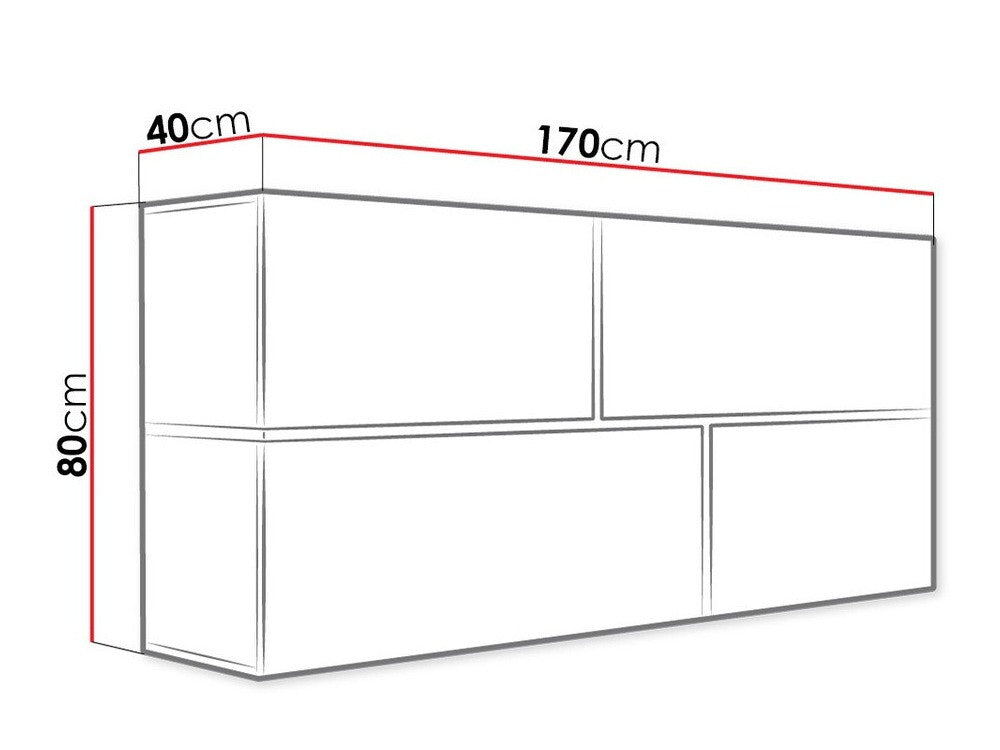 Armario de pared 55924