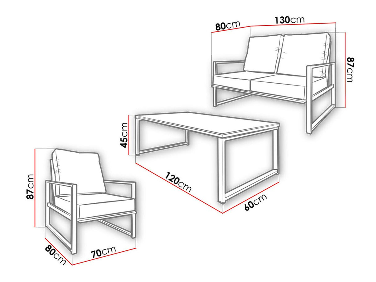 Conjunto de muebles de exterior 220369