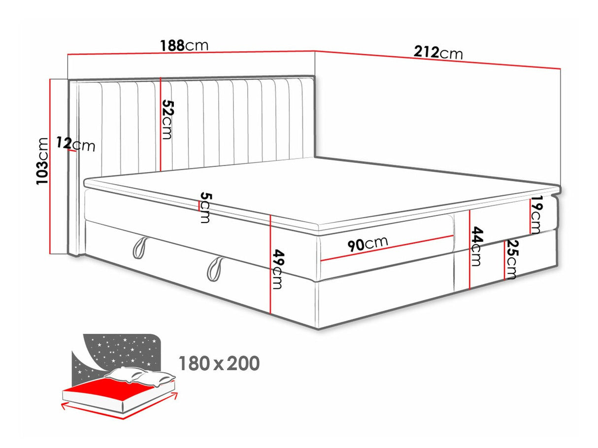 Cama continental 370126