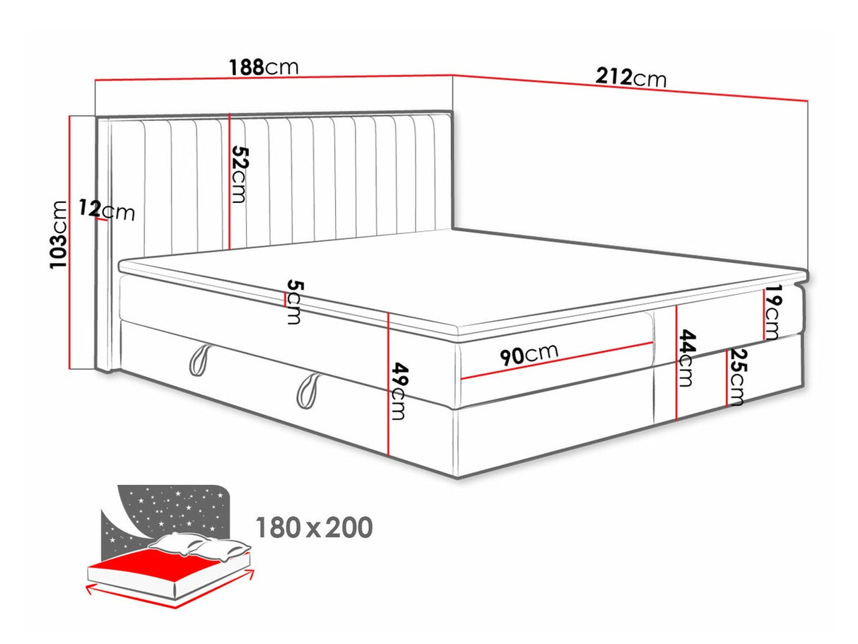 Cama continental 370126