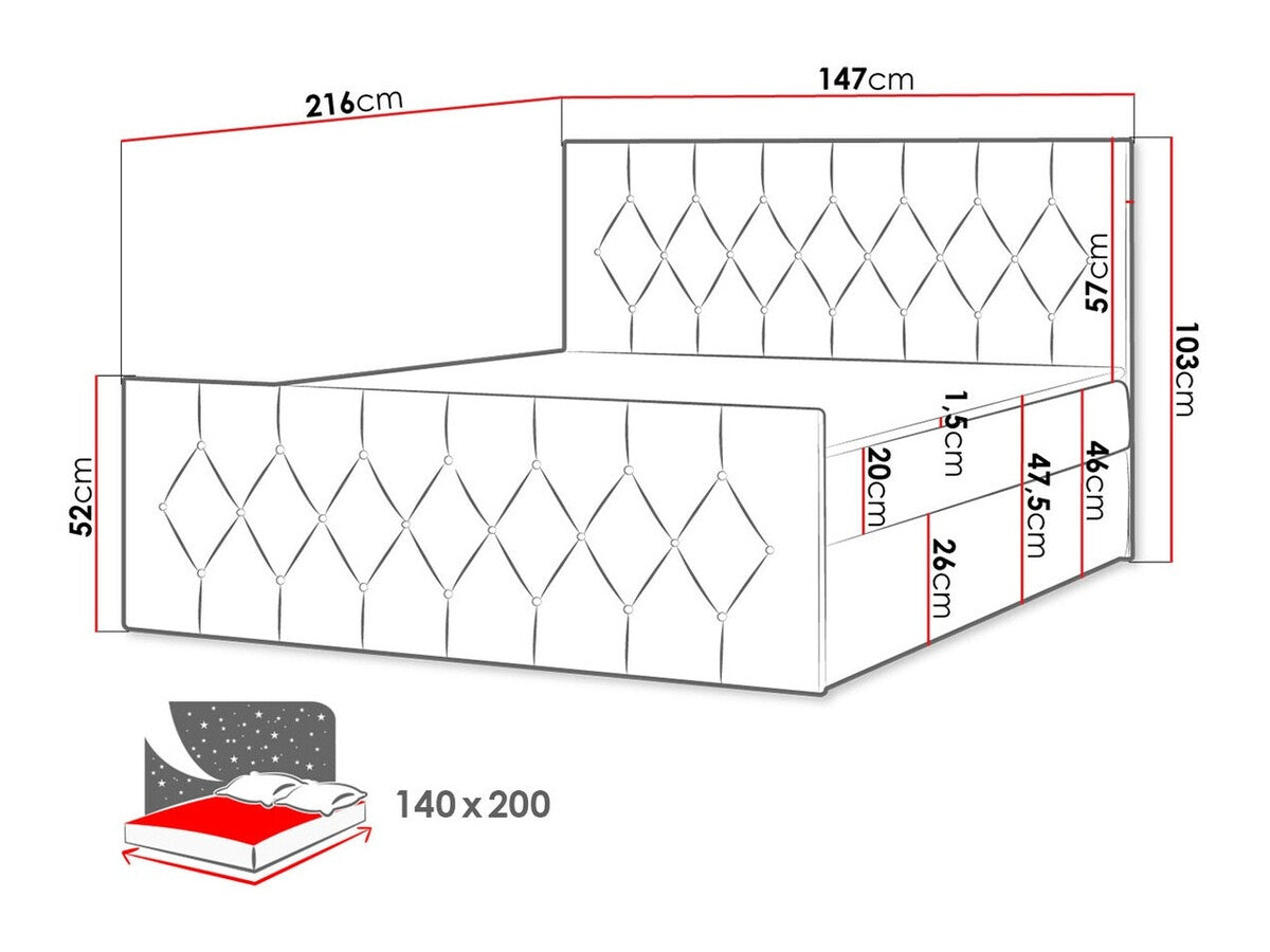 Cama continental 439169