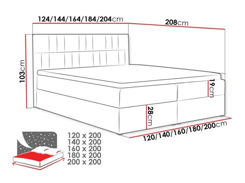 Cama continental 262916