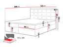 Cama continental Numeria