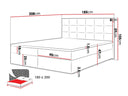 Cama continental Numeria