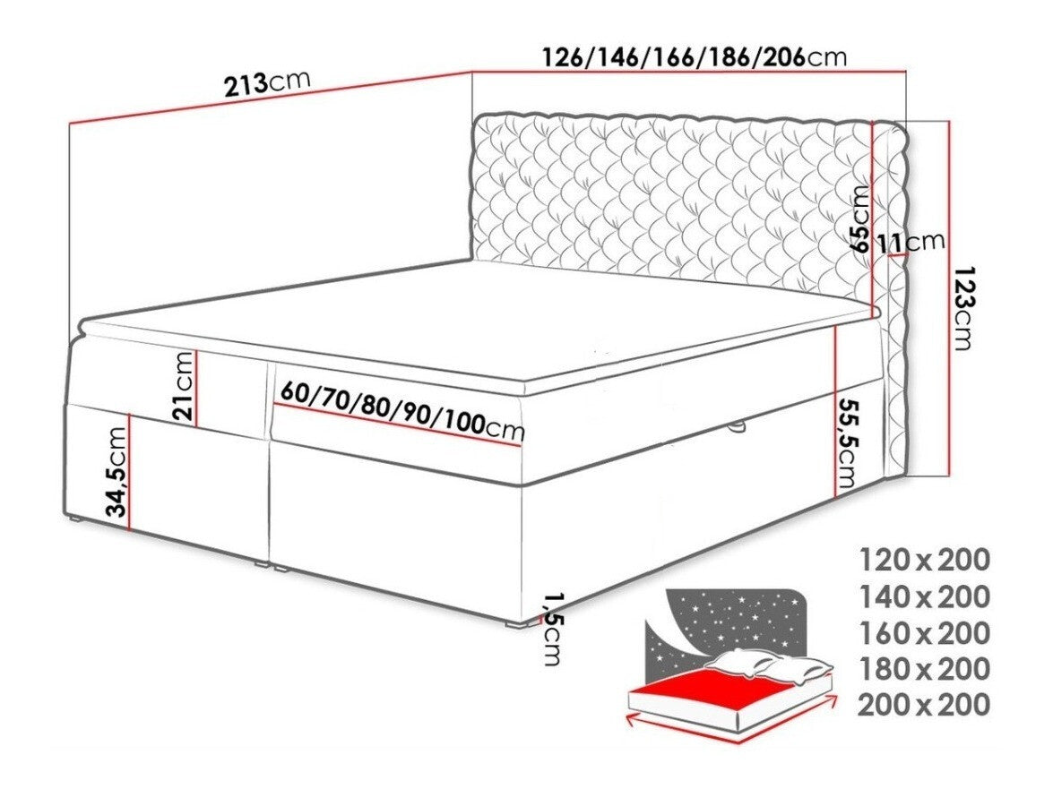 Cama continental 314082