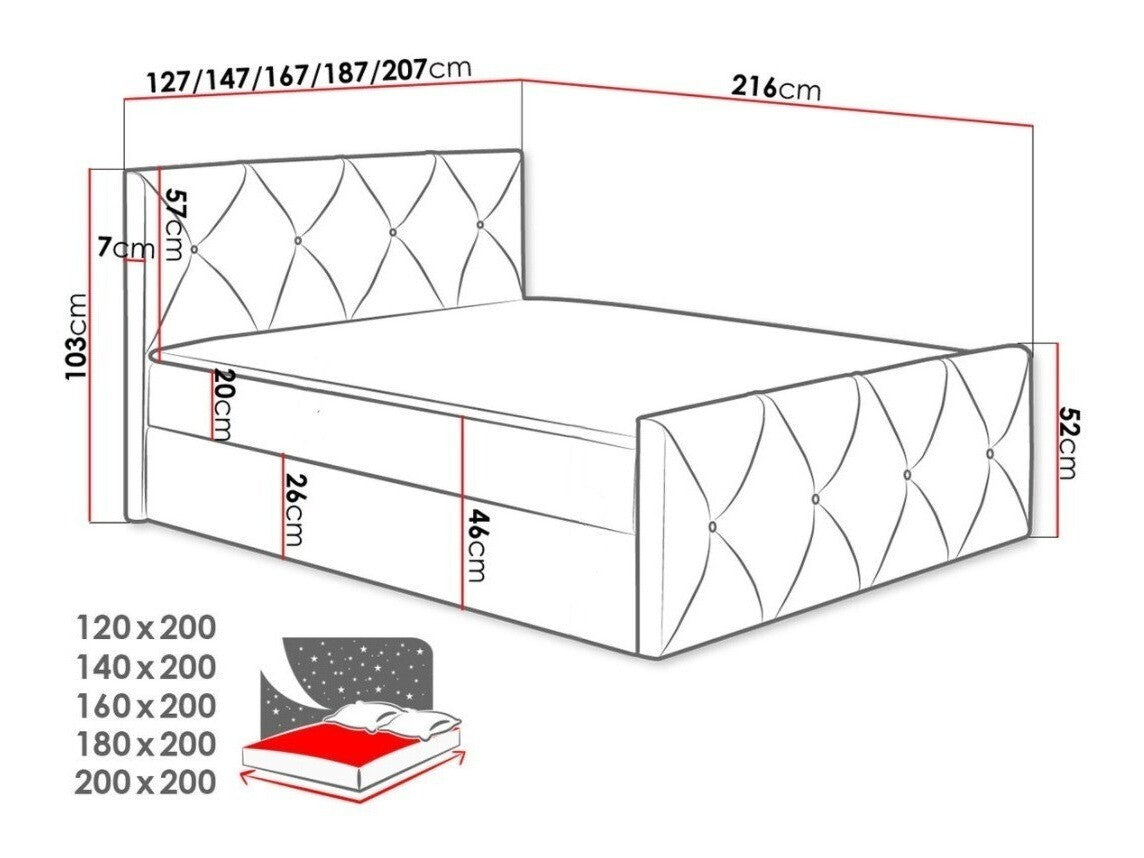 Cama continental 314785