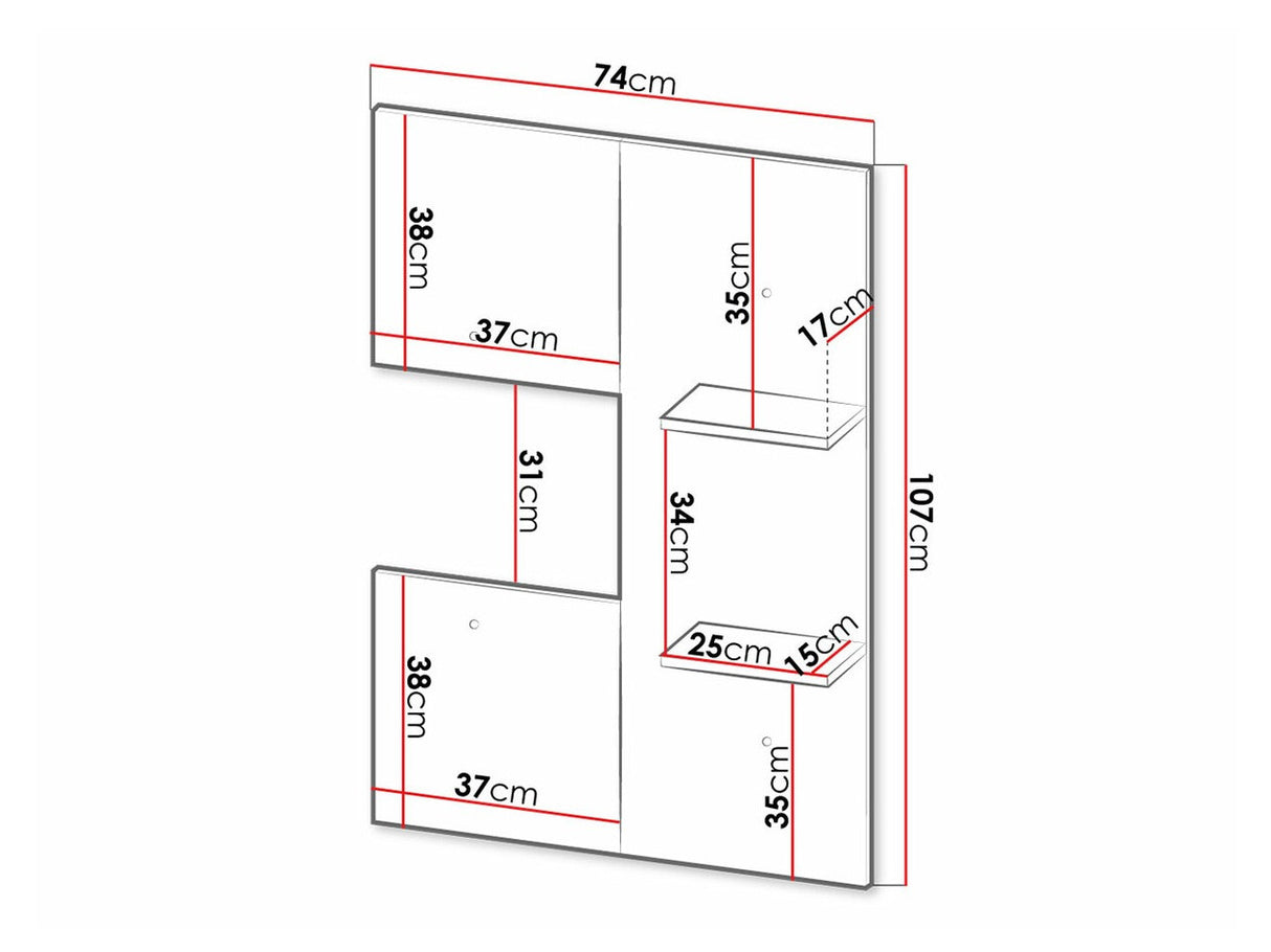 Estantería de pared 447318
