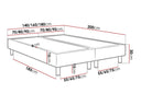 Cama continental Histinus