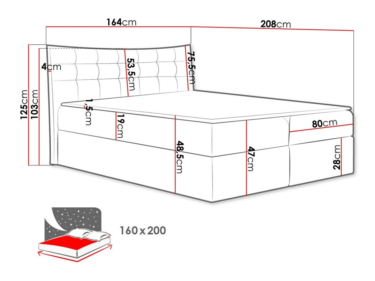 Cama continental 405659