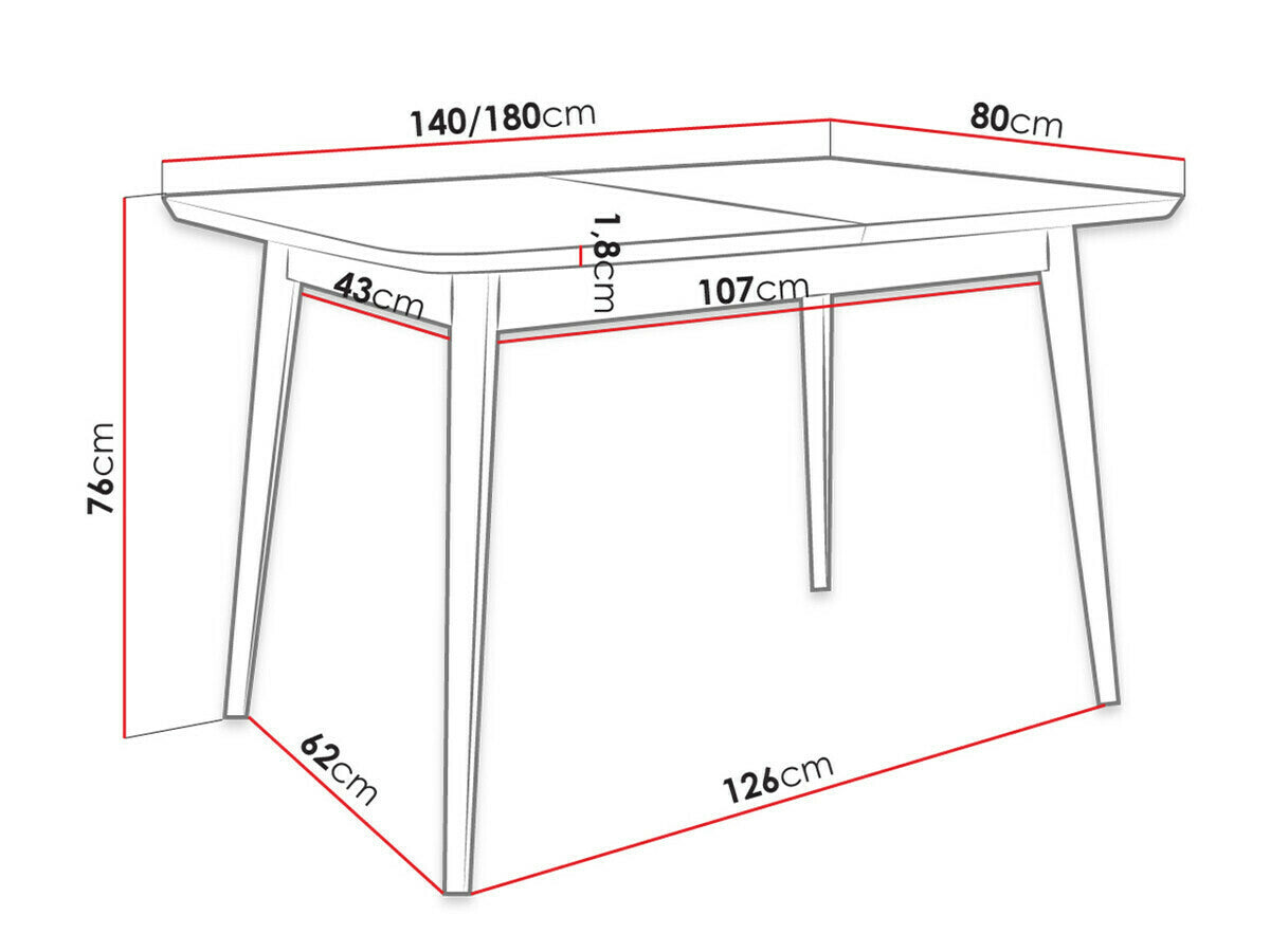 Conjunto de mesas y sillas para comedor 451340