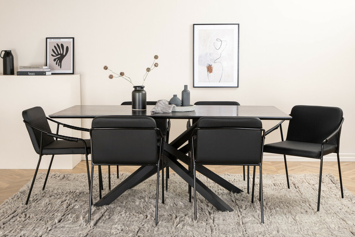 Conjunto de mesas y sillas para comedor 429390