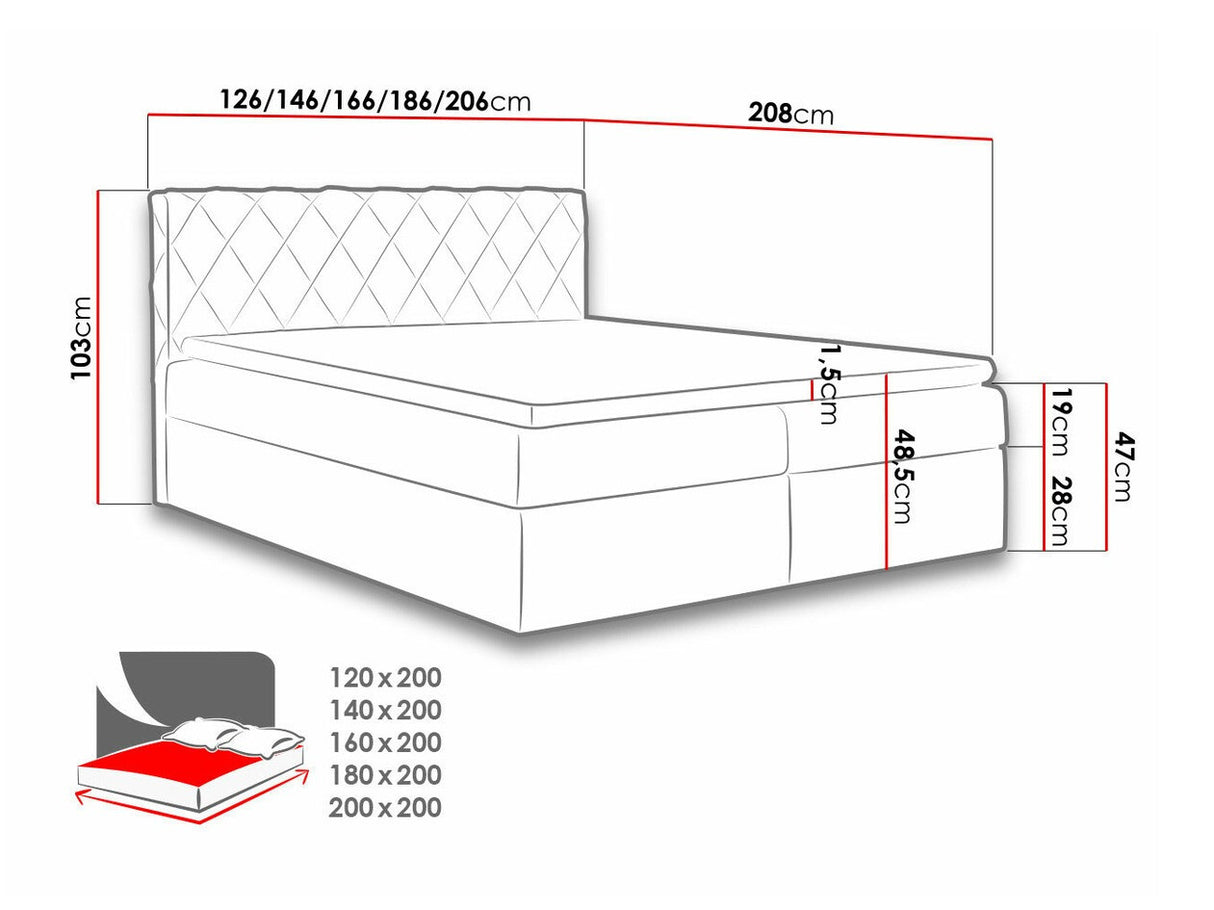 Cama continental 115264
