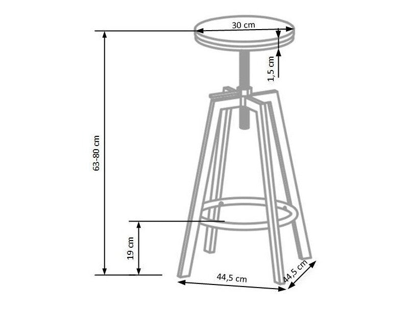 Silla de barra 45778