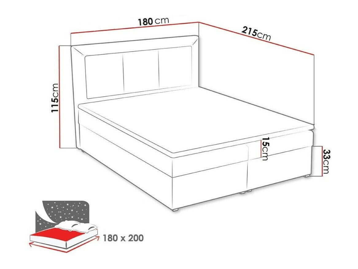Cama continental 181096