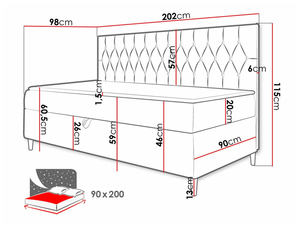 Cama continental 469824