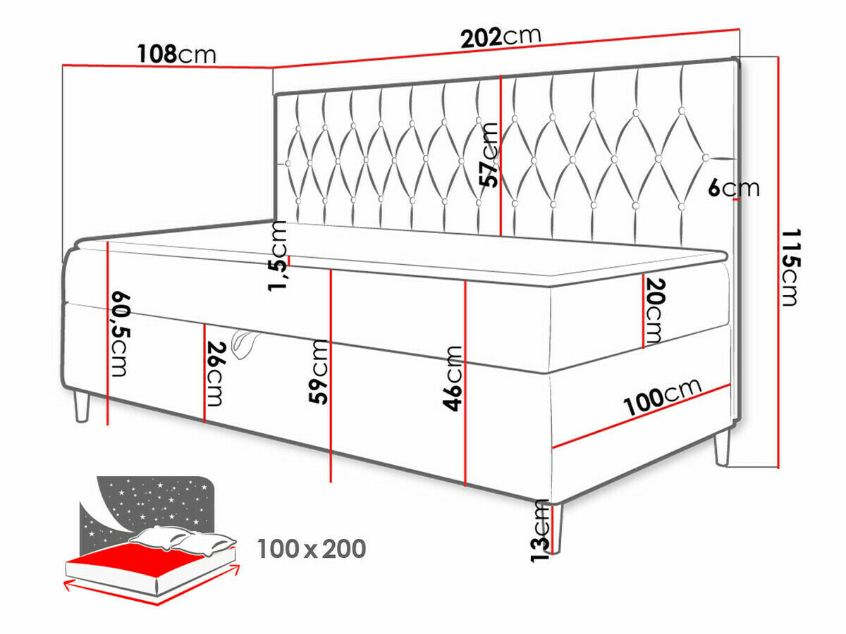 Cama continental 469824
