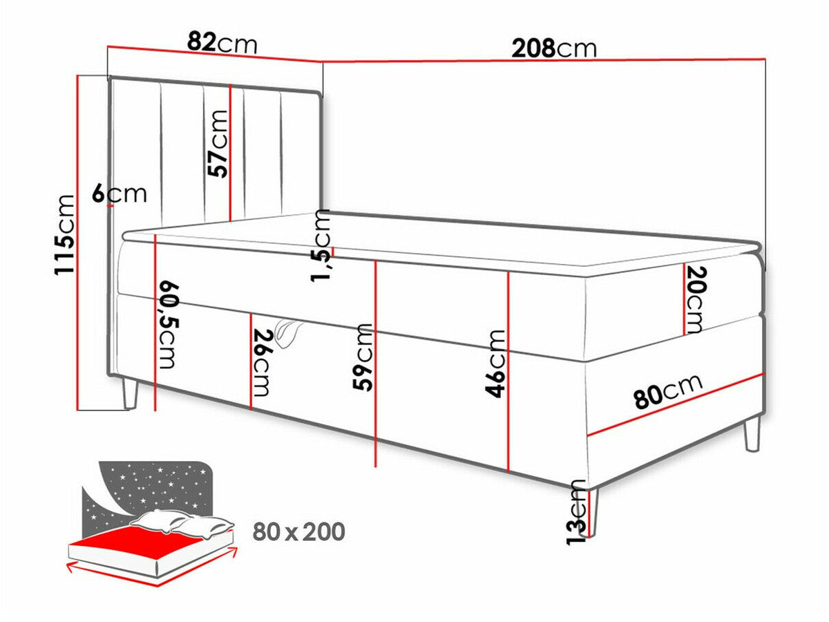 Cama continental 470258