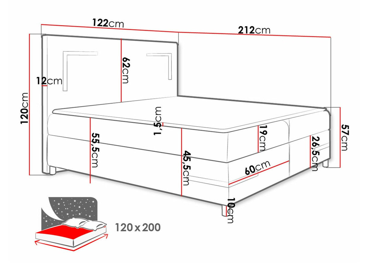 Cama continental 471016