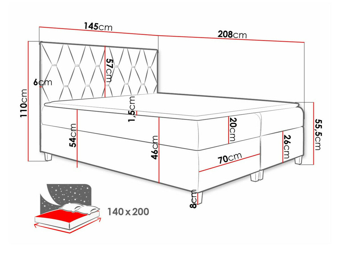 Cama continental 471325