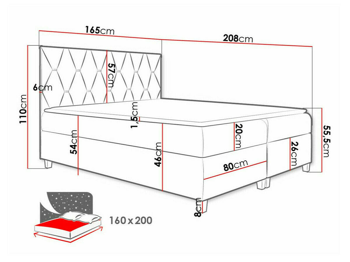 Cama continental 471325