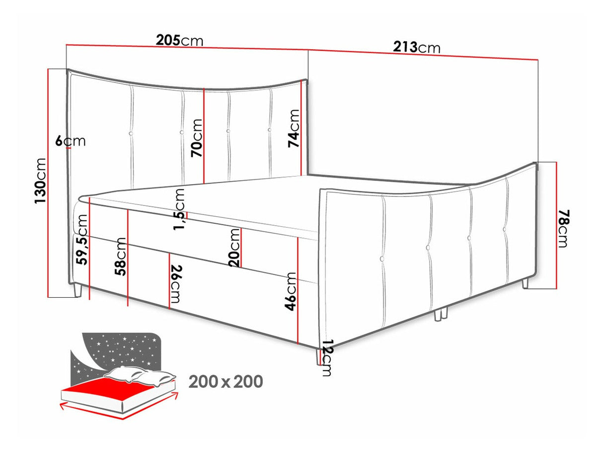 Cama continental 471355