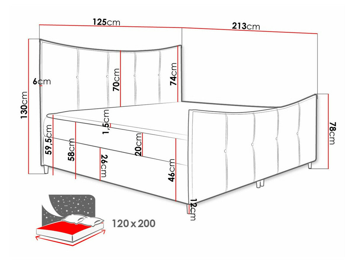 Cama continental 471355