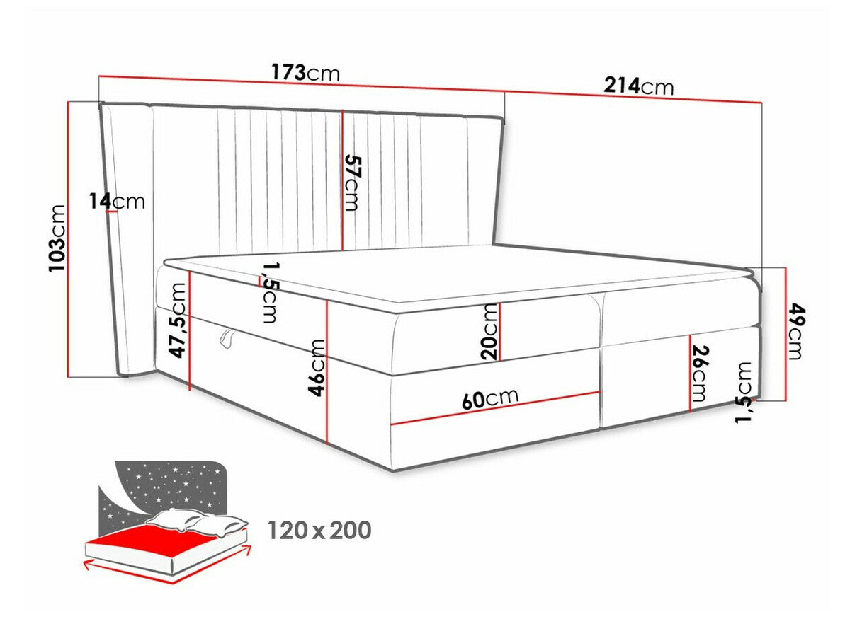 Cama continental 472636