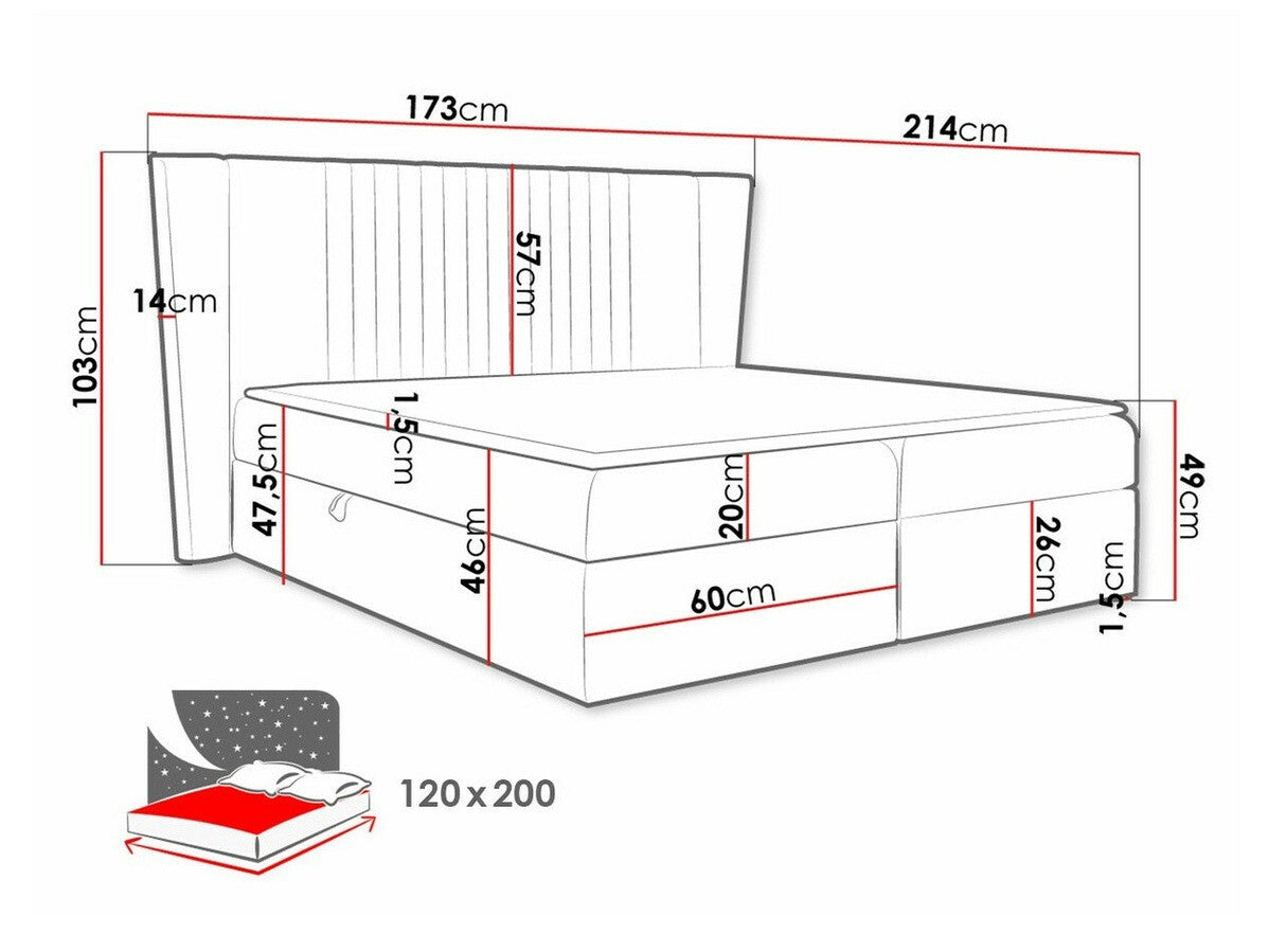 Cama continental 472636