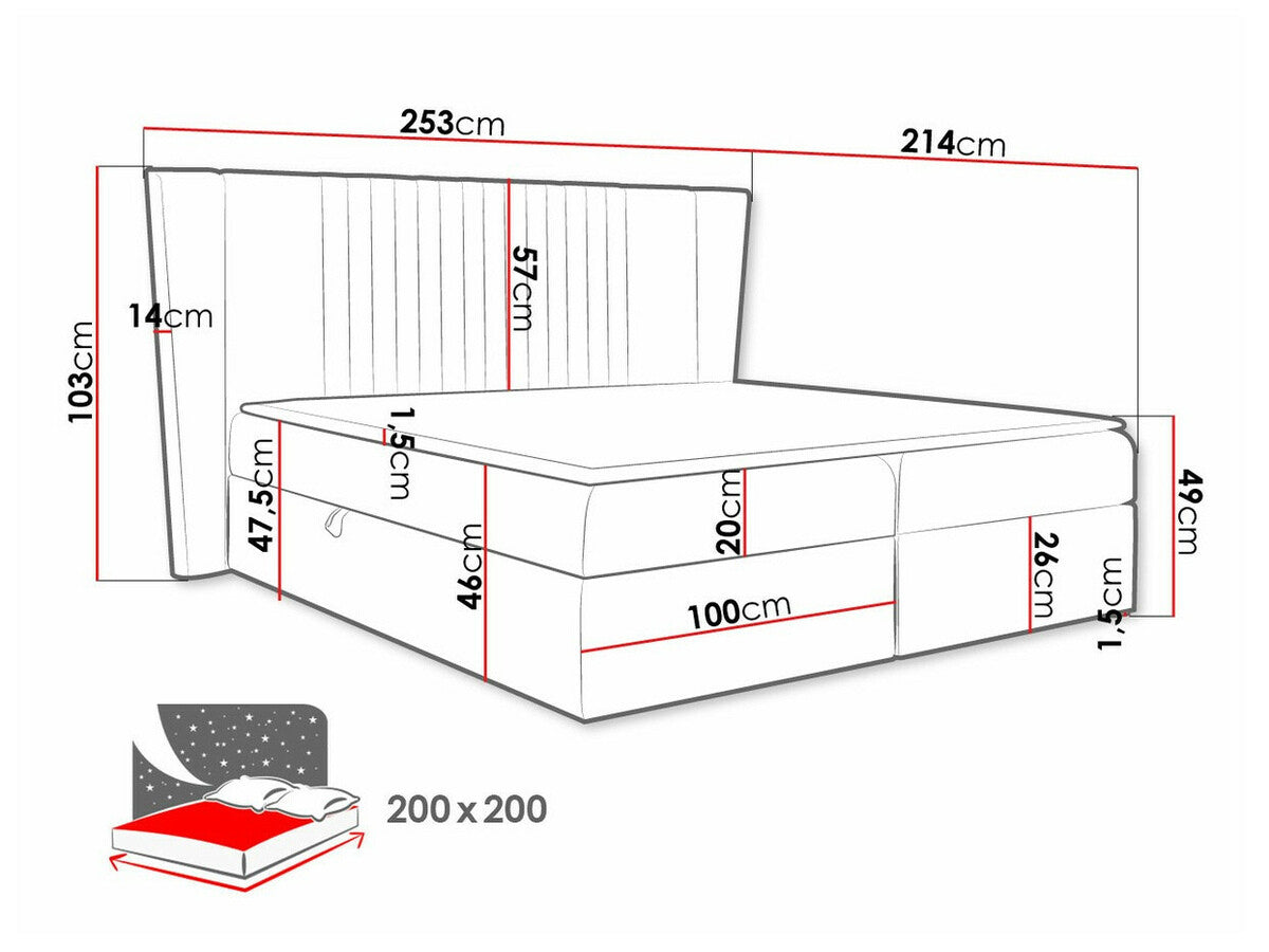 Cama continental 472636