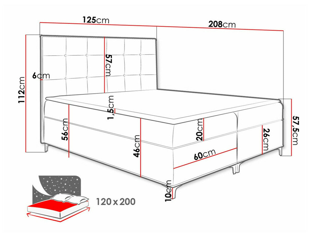 Cama continental 472761