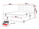 Cama continental Numeria