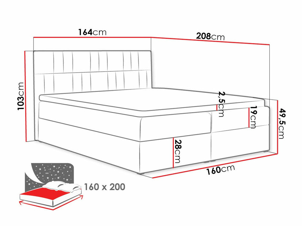 Cama continental 262823