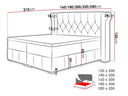 Cama continental Comcer