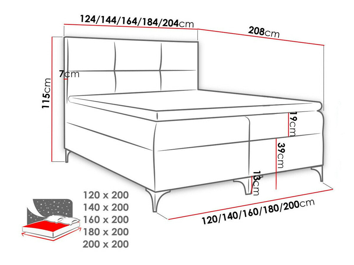 Cama continental 210704
