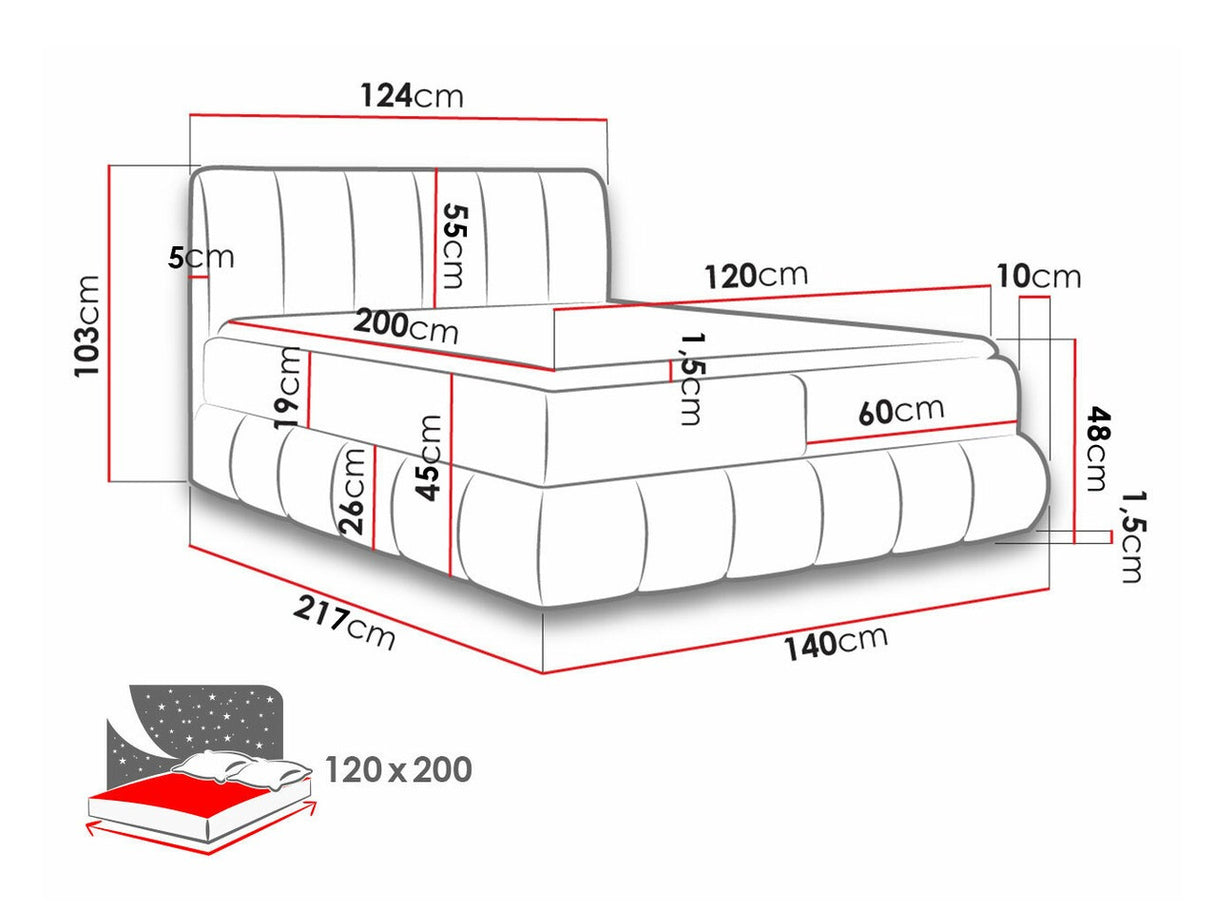 Cama continental 353772