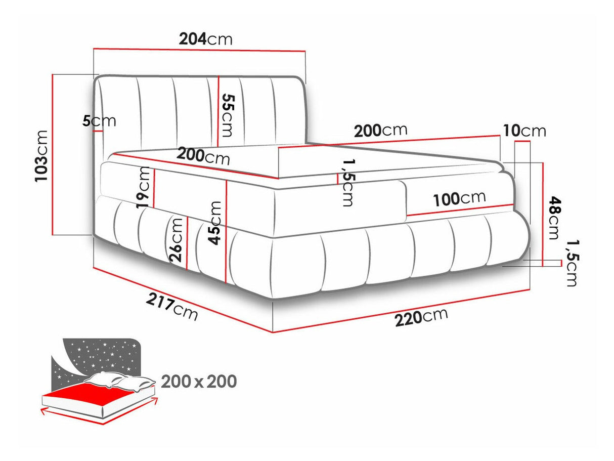 Cama continental 353772