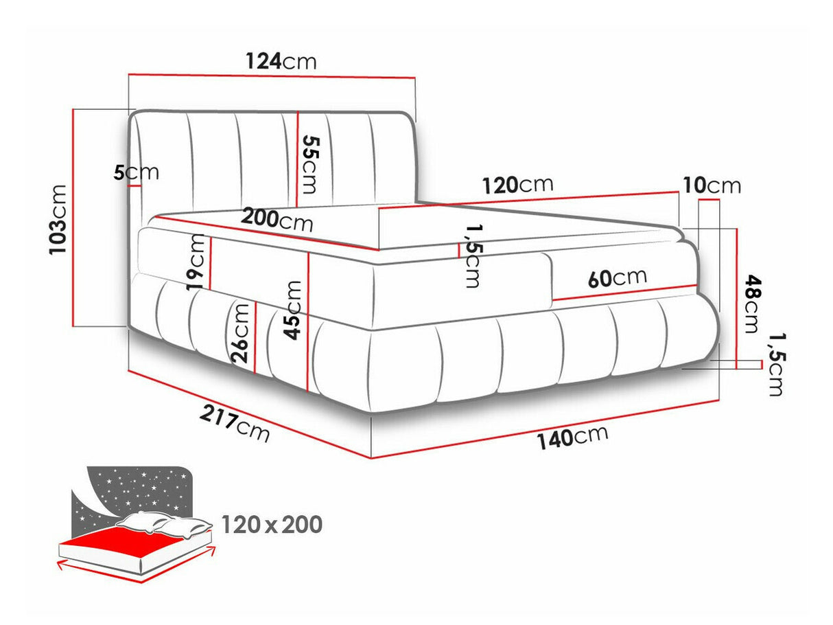 Cama continental 353772