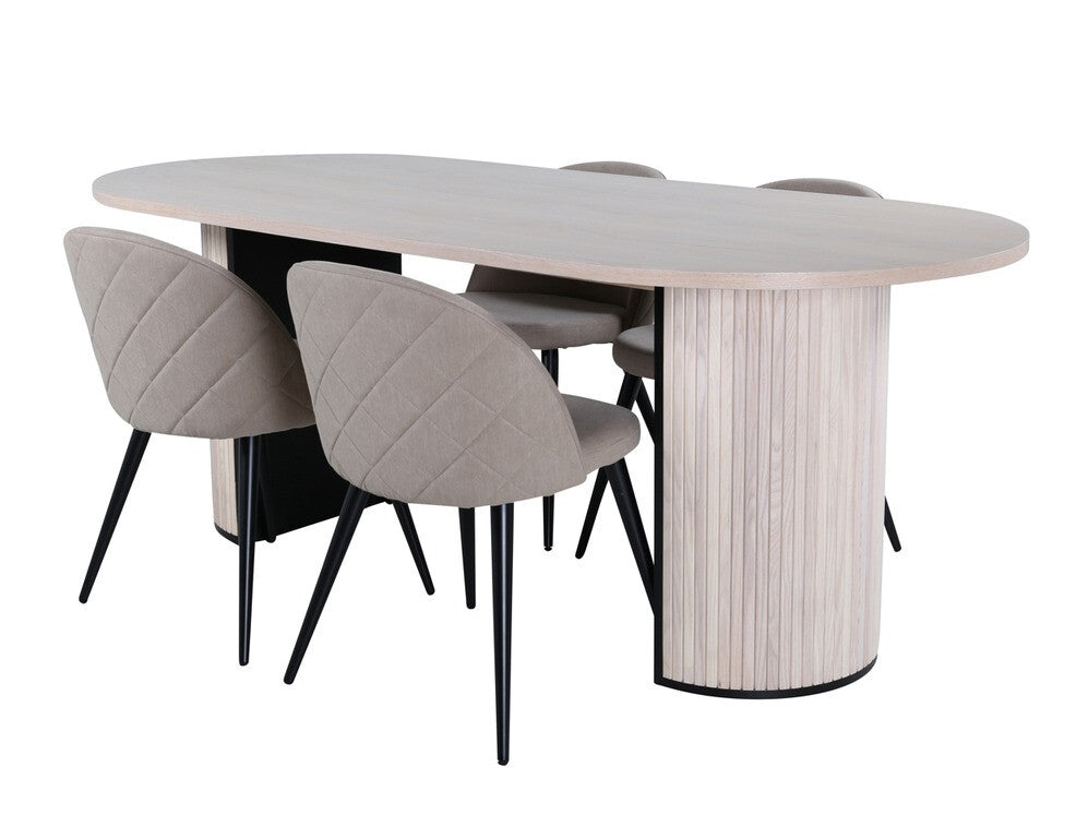 Conjunto de mesas y sillas para comedor 433418
