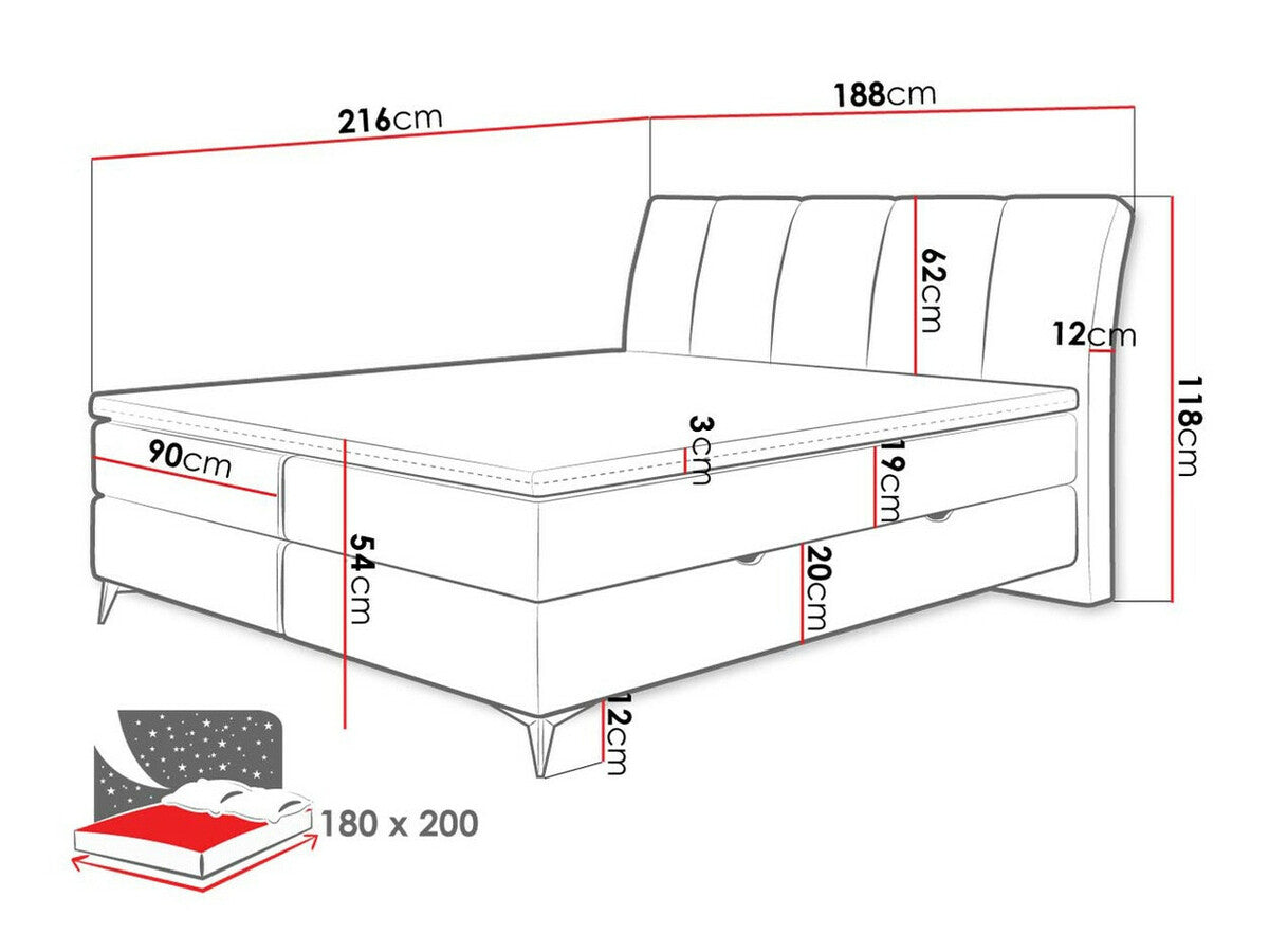 Cama continental 436149