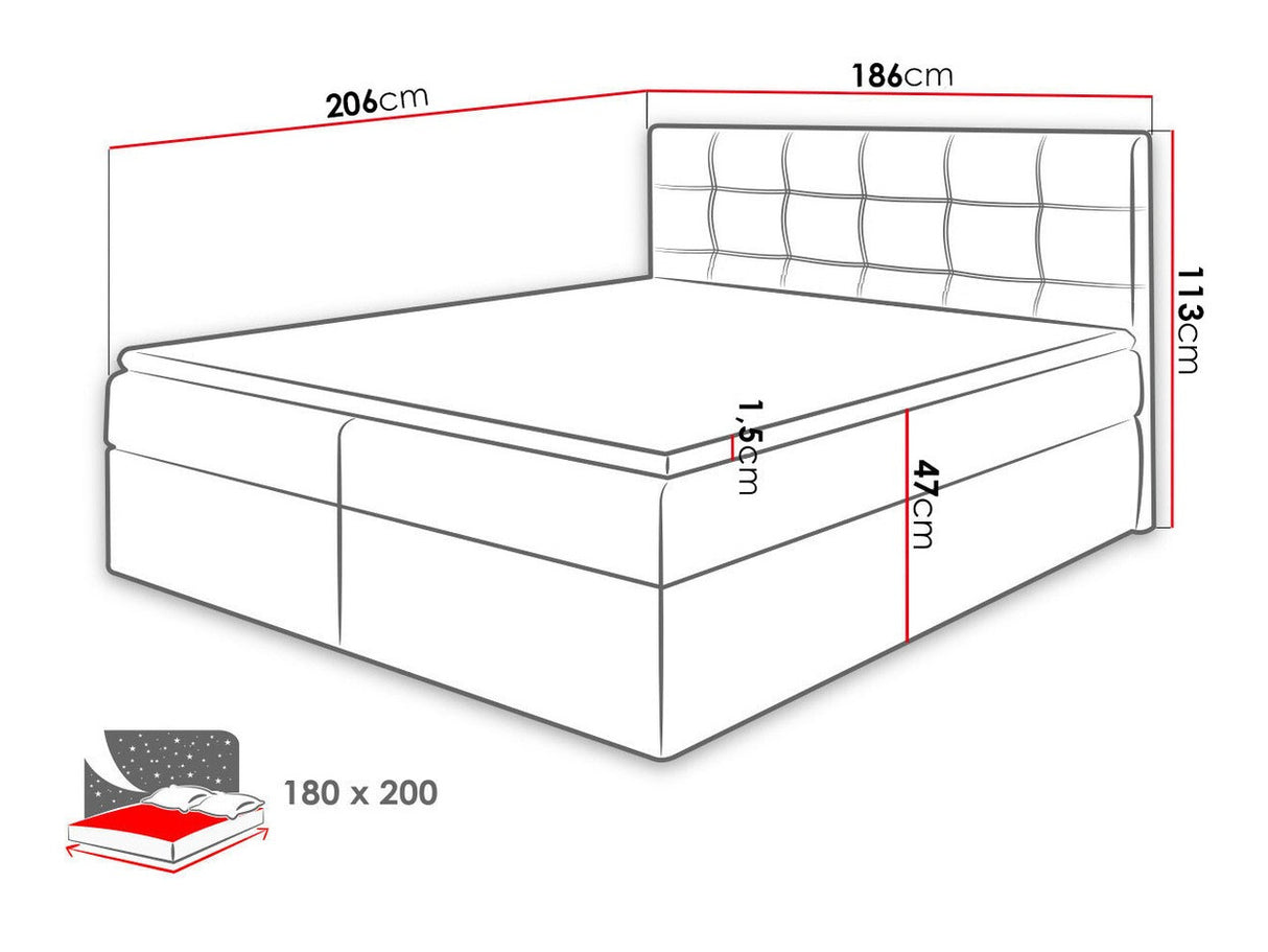 Cama continental 174147