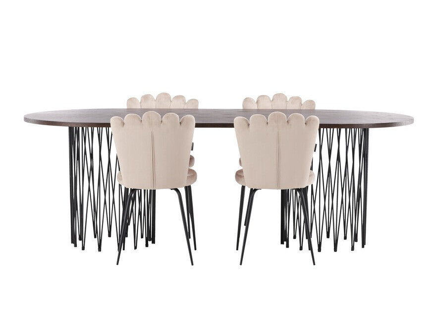 Conjunto de mesas y sillas para comedor 495790