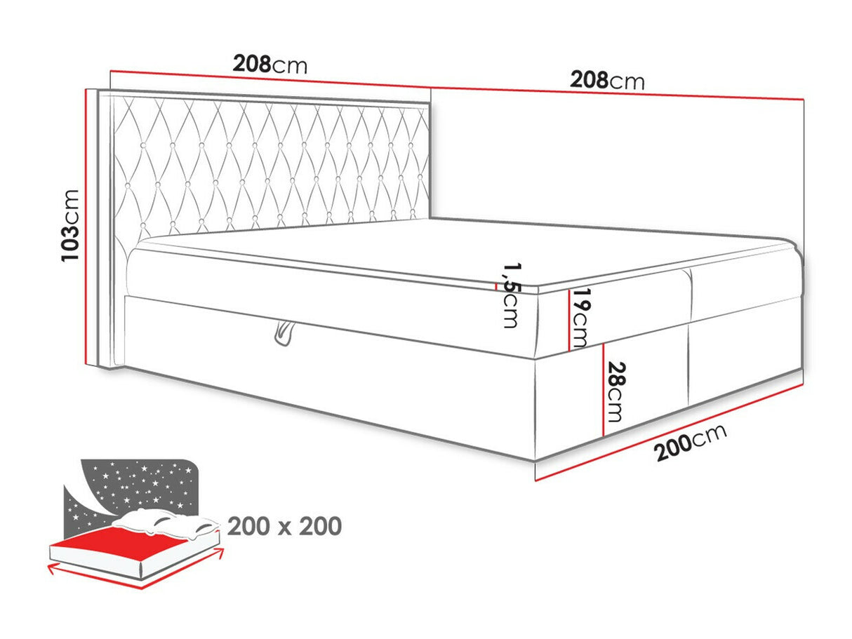 Cama continental 495477
