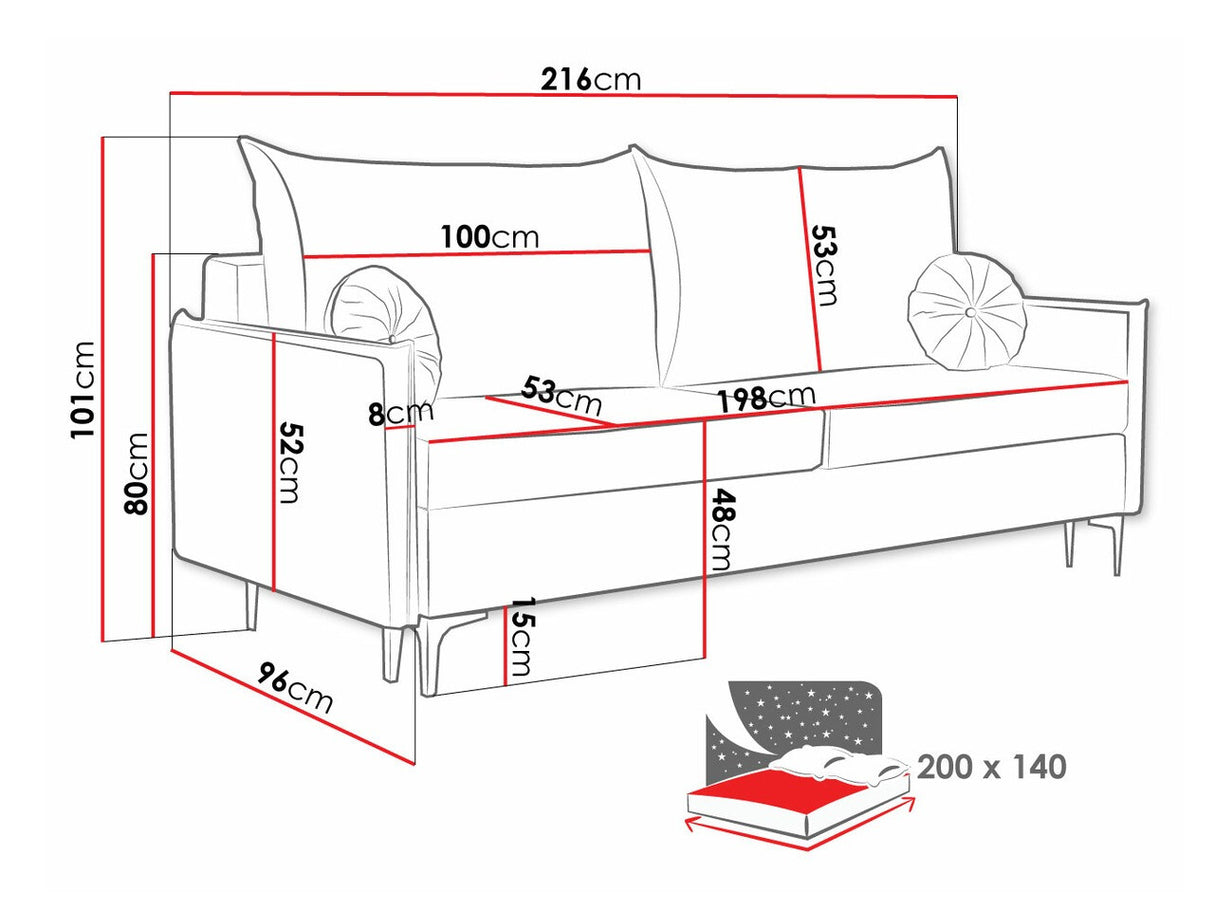 Sofá cama 443654