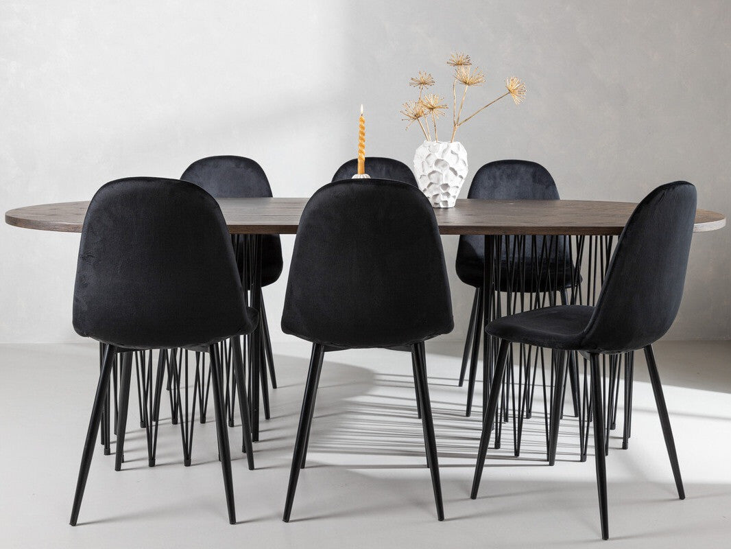Conjunto de mesas y sillas para comedor 499028
