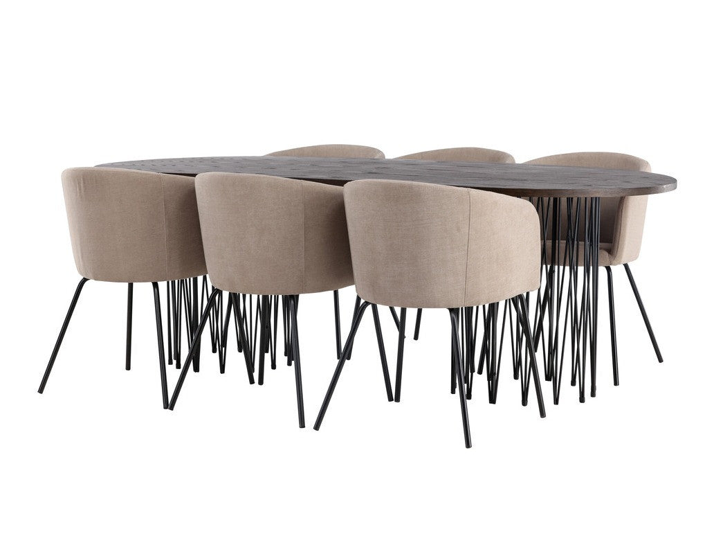 Conjunto de mesas y sillas para comedor 499043