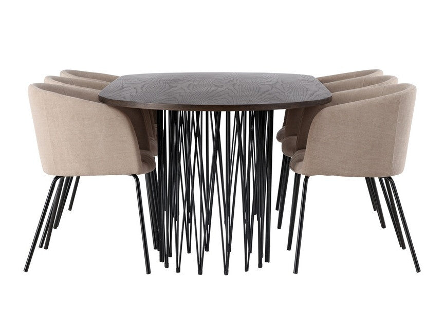 Conjunto de mesas y sillas para comedor 499043